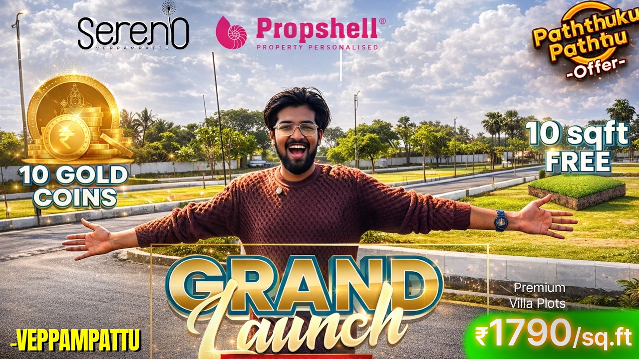 Low Budget Plots in Veppampattu | 😱 Just ₹10 Lakhs for DTCP Approved Plots | 🔥 செம்ம ஆஃபர்!😍