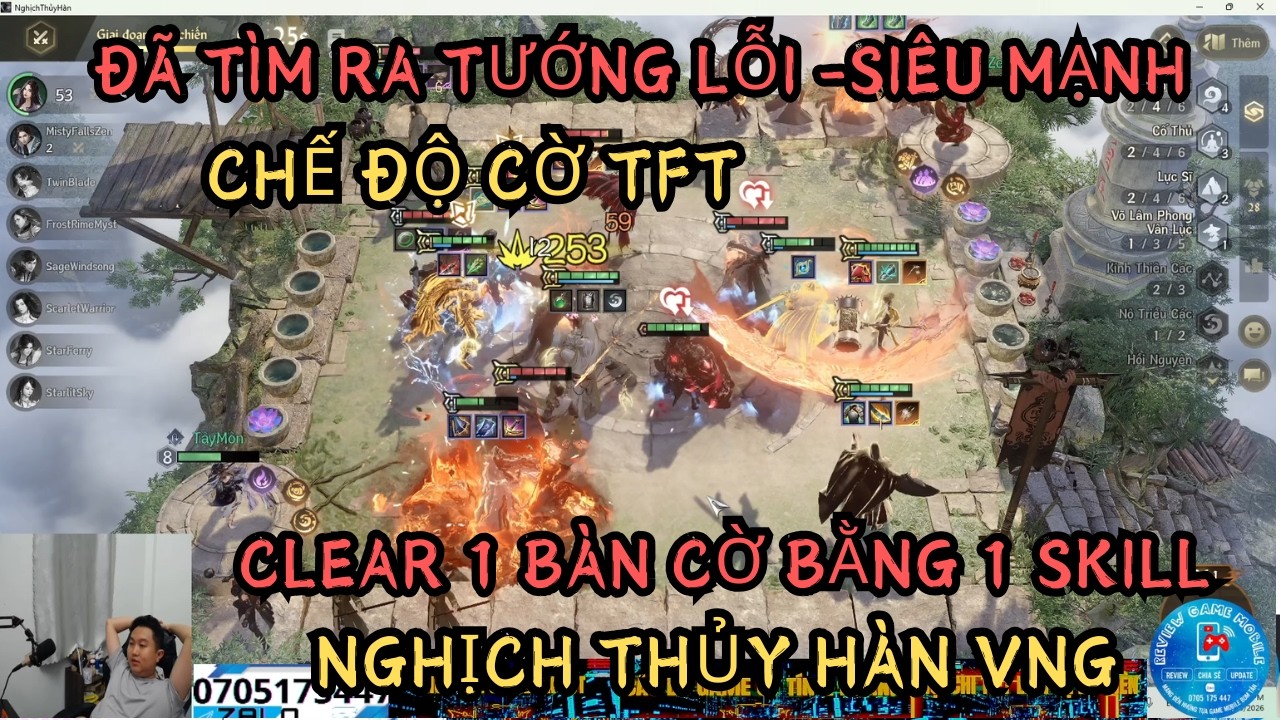 NGHỊCH THỦY HÀN VNG:CỜ TFT: ĐÃ TÌM RA TƯỚNG LỖI-QUÁ MẠNH-CLEAR CẢ BÀN CỜ -LEO RANK NGON