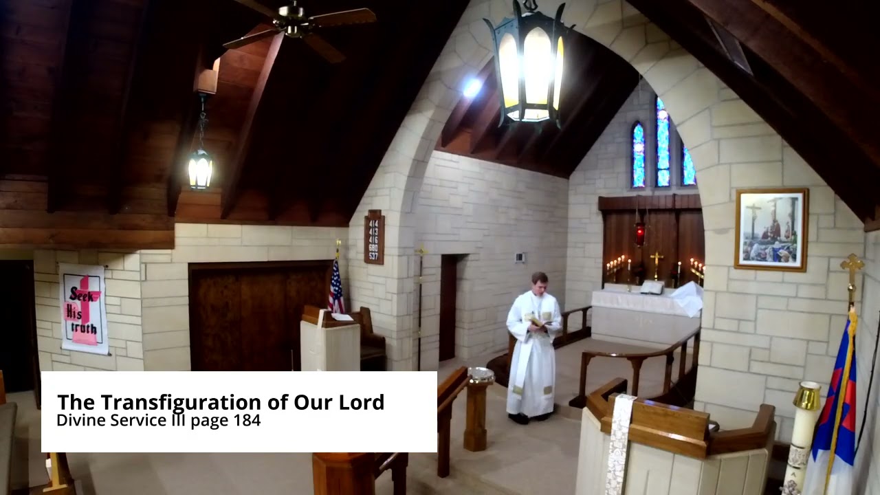 Transfiguration of Our Lord; 2/15/26