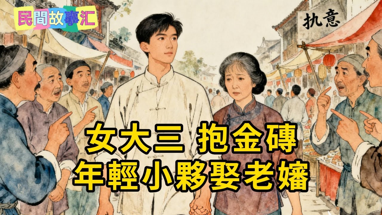 20 歲小夥执意娶個老媳婦，洞房花烛夜新娘却掏出一個神秘物件；一年后财主跪地求粮，才知这穷小子娶了尊活财神「民間故事匯」#民間故事 #聽書