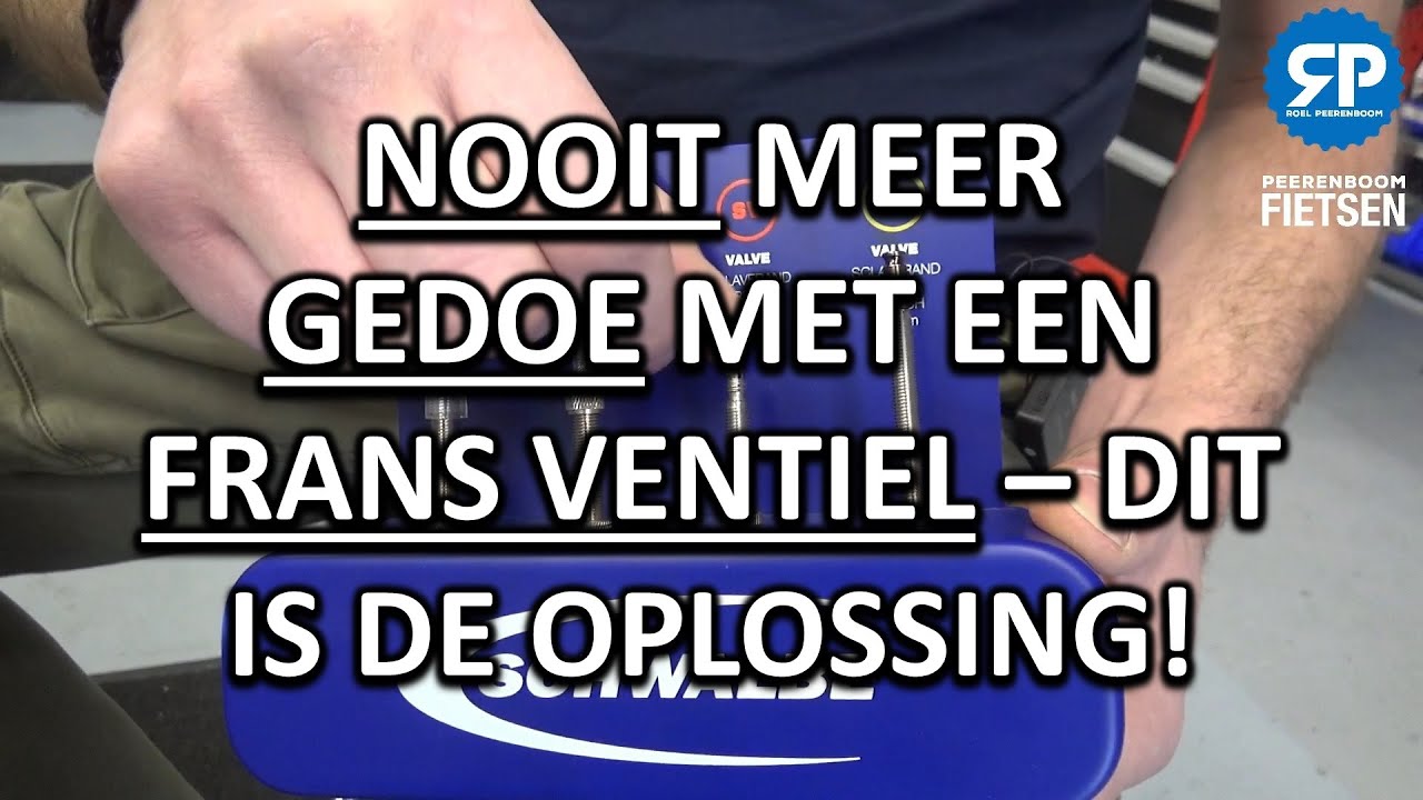 NOOIT MEER GEDOE MET EEN FRANS VENTIEL -  DIT IS DE OPLOSSING!