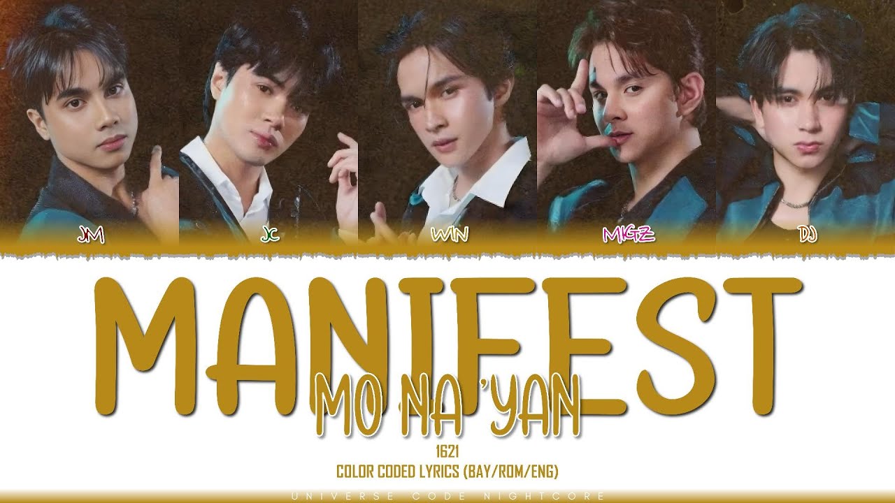 1621 - 'MANIFEST MO NA 'YAN' (Color Coded Lyrics)