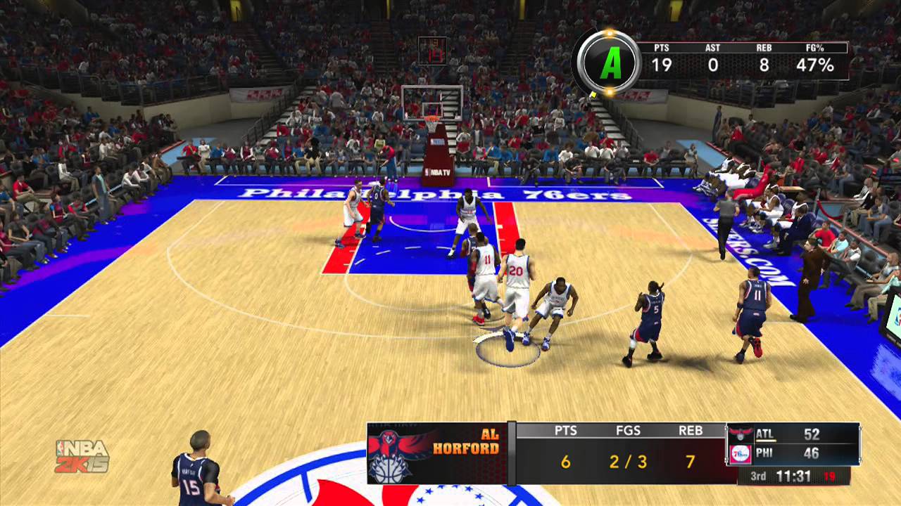 NBA 2K15 Xbox 360 My Career Season 2 - 76ers v. Hawks