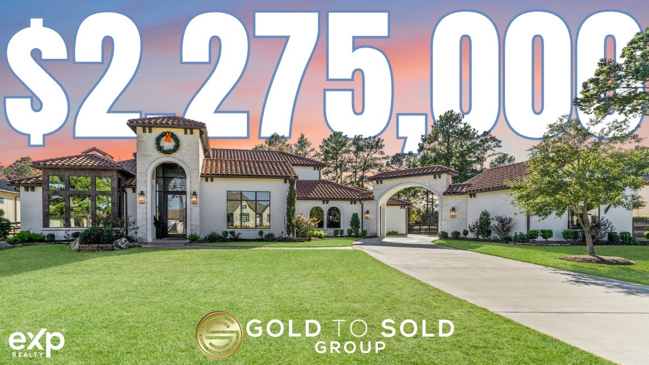 INSIDE a $2,275,000 Willowcreek Ranch Home in Tomball, TX