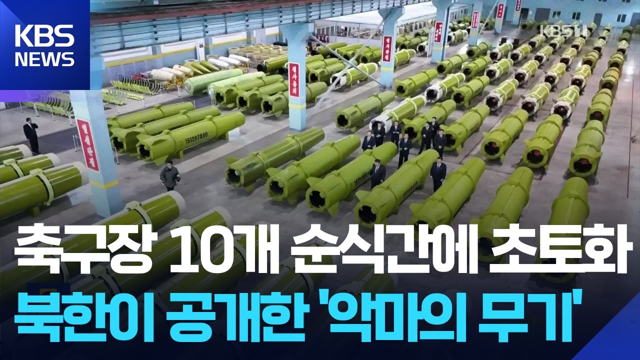 &lsquo;악마의 무기&rsquo; 집속탄&hellip;&ldquo;축구장 10개 면적 초토화&rdquo; / KBS  2026.04.10.