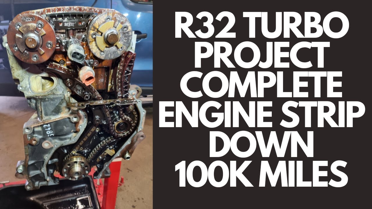 MK5 GOLF R32 TURBO PROJECT ENGINE STRIP DOWN 100K - VR6 TURBO EP.5