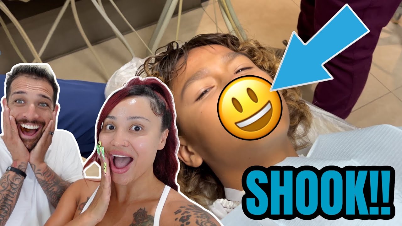JJ GETS HIS BRACES REMOVED!! **shocking**