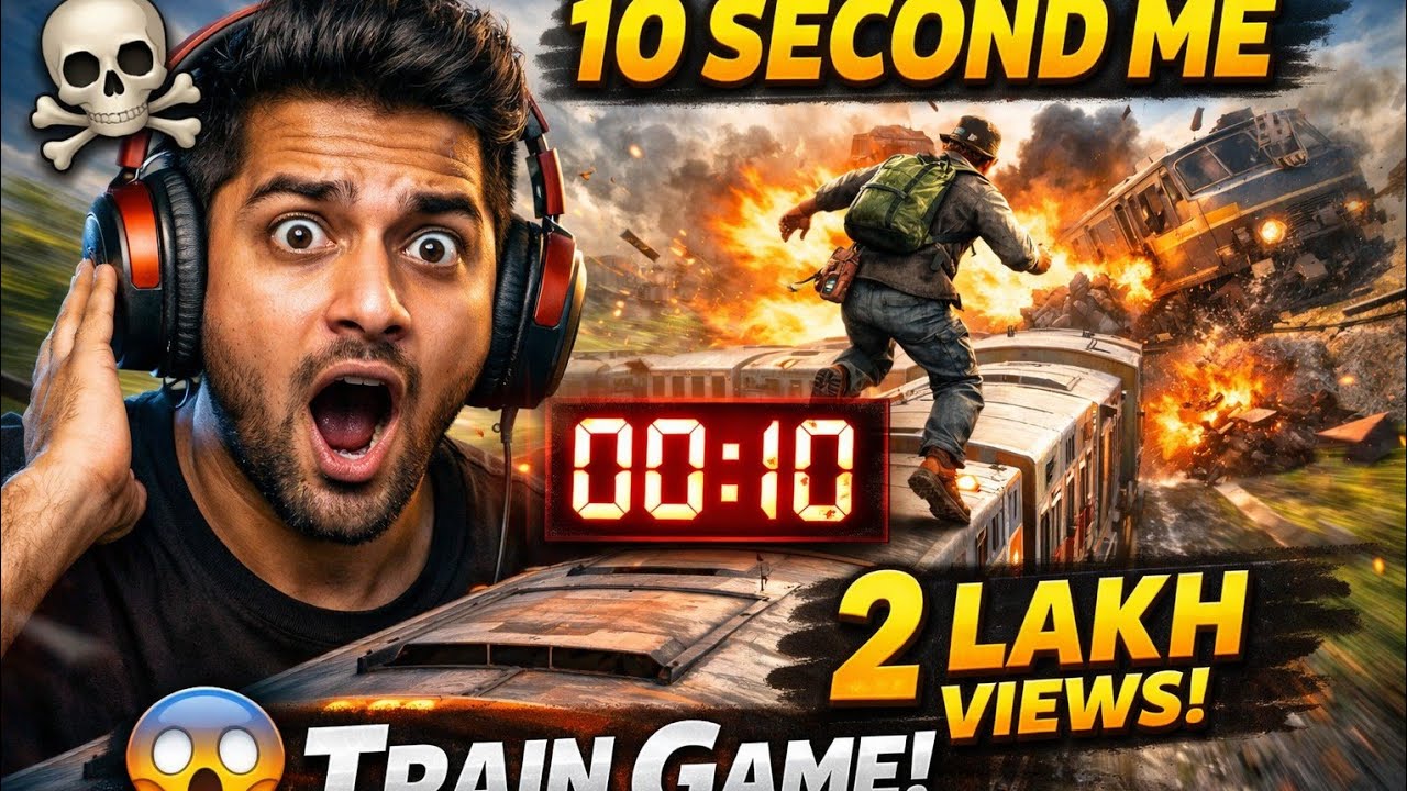 ☠️ 10 Second Me 2 Lakhs views 😱 | #train #indianrailways 