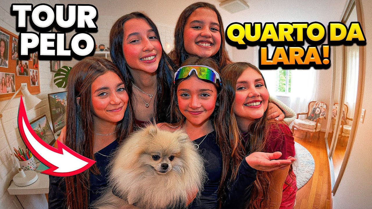 TUDO QUE TEM NO QUARTO DA LARA CARUSO 😱 AS AMIGAS DA MANS&Atilde;O SCRIBEL AMARAM O QUARTO &bull;lara Caruso&bull;