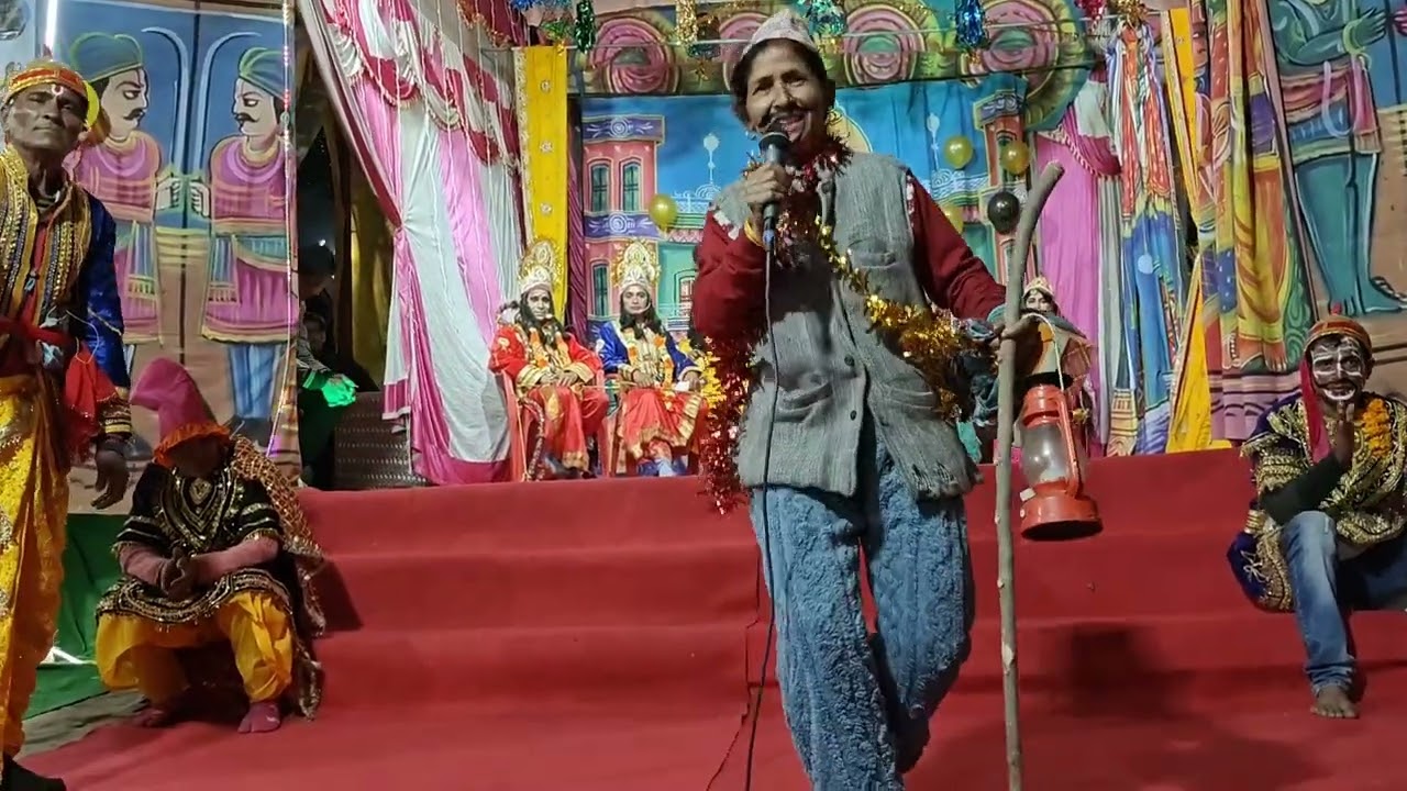 गिन्ठाली गांव गढ़वाली रामलीला के कुछ कॉमेडियन कलाकारों का🕺🕺 प्रदर्शन#uttarakhand #gadhwalidance