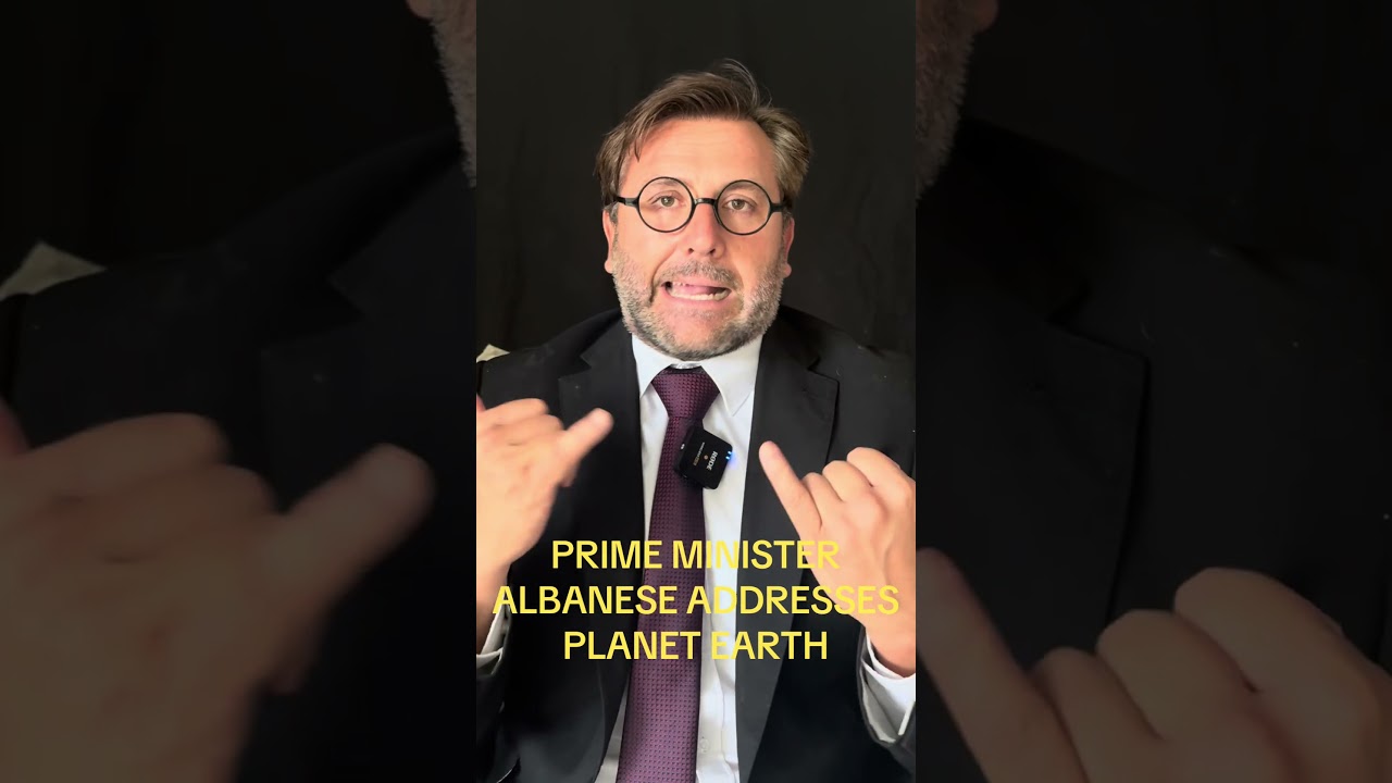 PRIME MINISTER ALBANESE HAS AN URGENT ANNOUNCEMENT #funnyvideos #parody #politics #australiancomedy