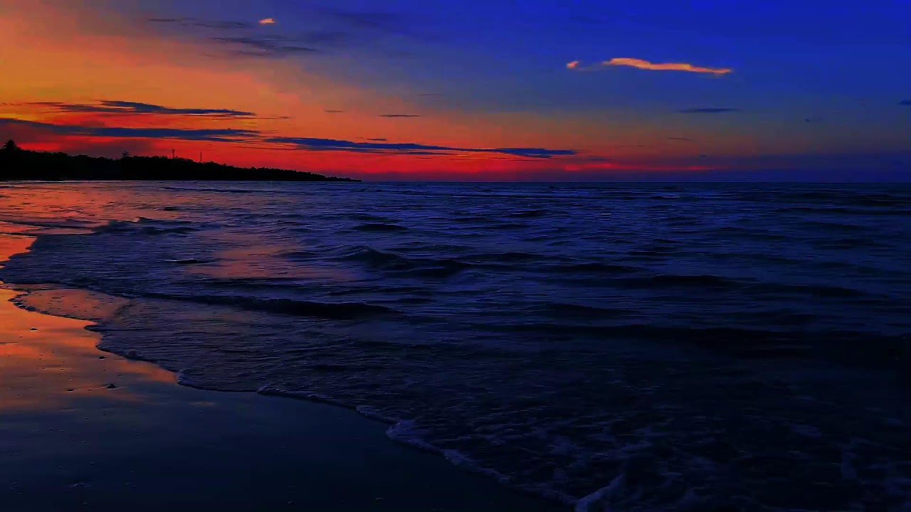Ocean Waves Sound with Sea Ambience | Calm Night Sleep Audio
