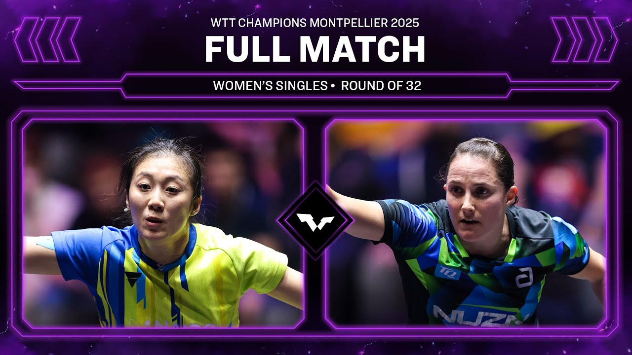 FULL MATCH | Ying Han vs Sabine Winter | WS R32 | #WTTMontpellier 2025