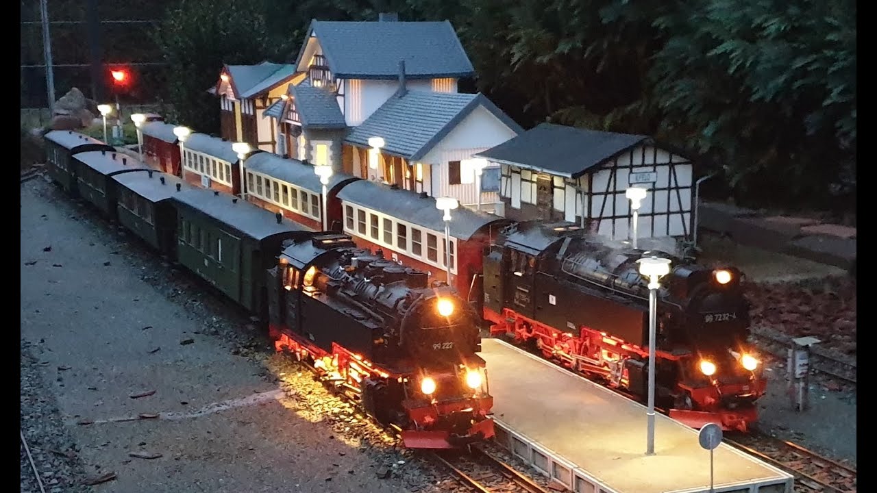 Gartenbahnabschlussfahrt auf der Selketalbahn 2021