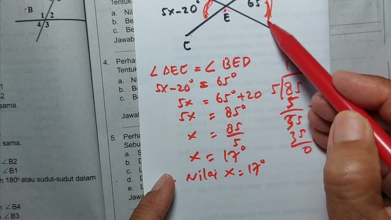 6 KELAS 7 GARIS dan SUDUT BERPELURUS buku pendamping hal 23 no 4 - tikno layang5