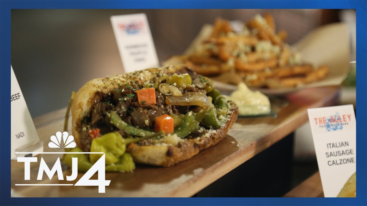 Brewers unveil new food truck park at American Family Field