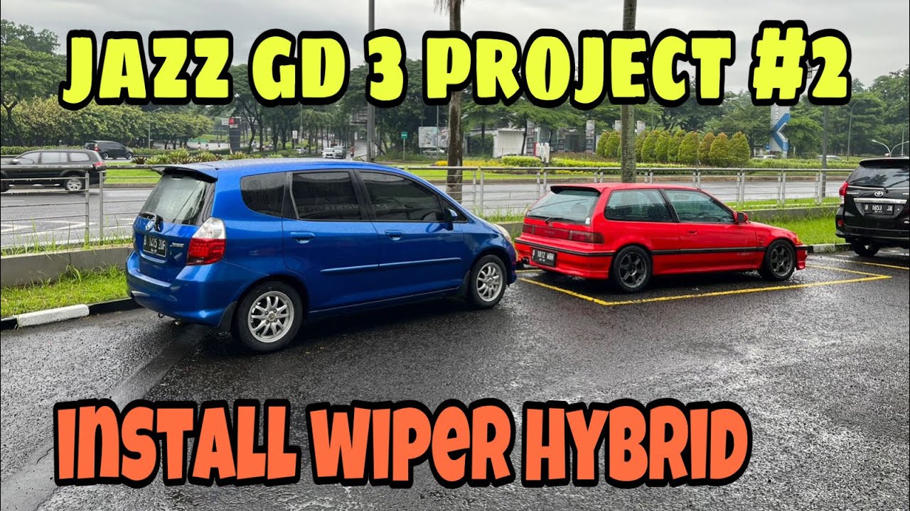 JAZZ GD3 PROJECT #2 INSTALL WIPER HYBRID