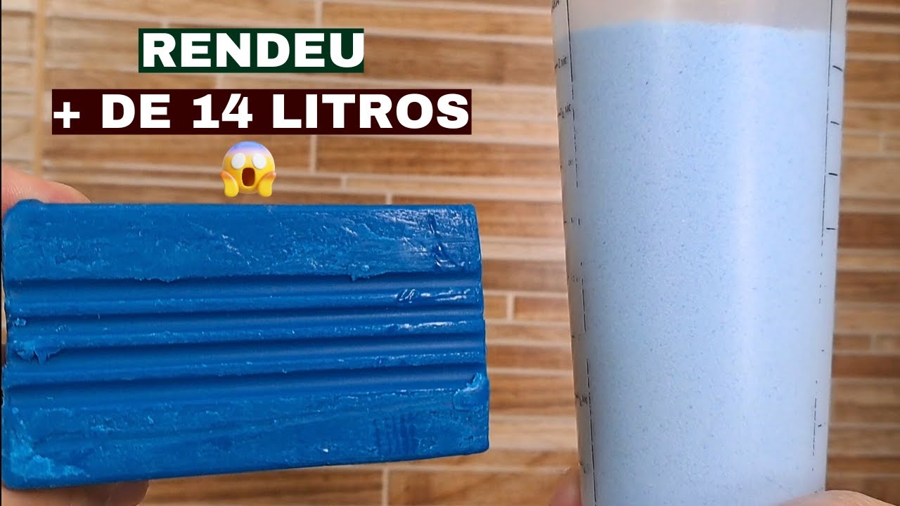 RENDEU + DE 14 LITROS 😱🤑😱 SABÃO TIPO OMO LÍQUIDO  -PERFUMADO -  ECONOMIZE OU FATURE MUITO