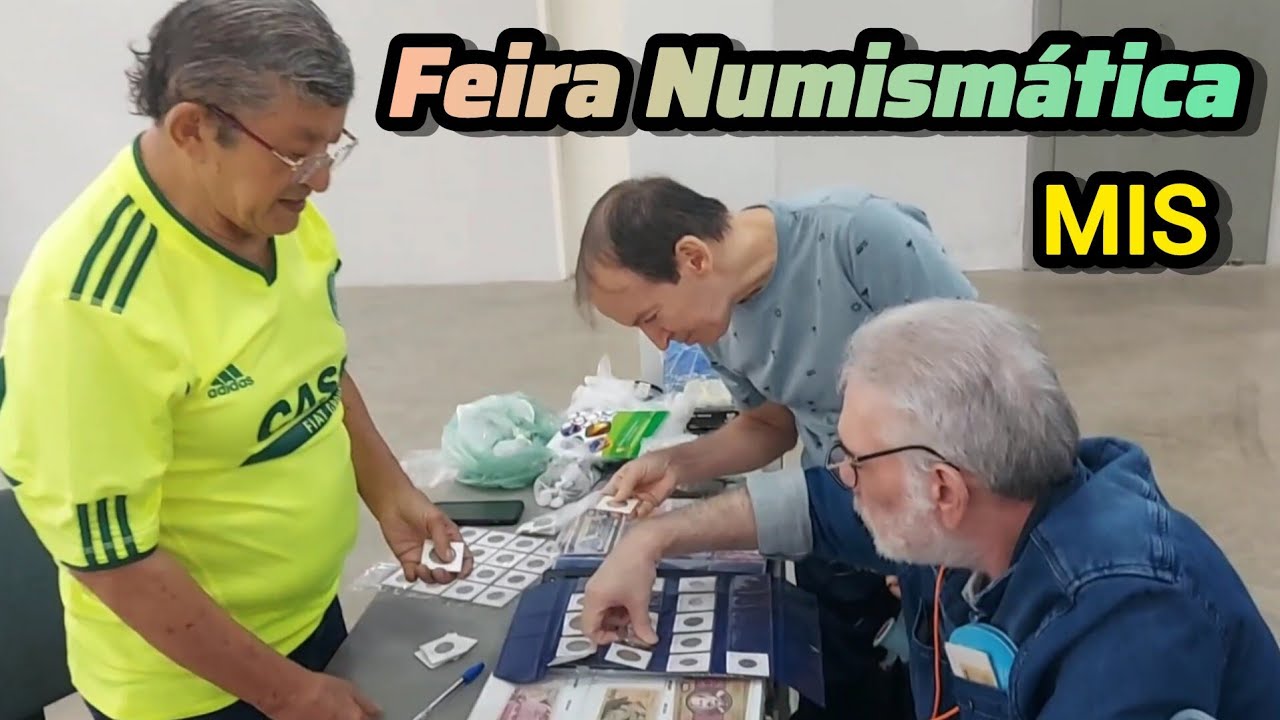 Feira numismática e multicolecionismo do MIS: Muitas raridades! #numismatica