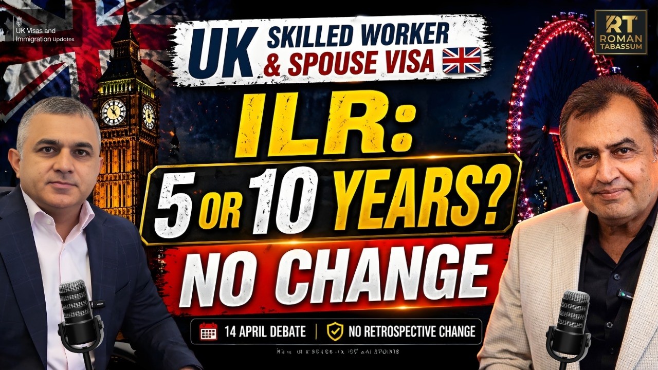 UK Skilled Worker & Spouse Visa ILR: 5 Years or 10 Years? | 14 April Debate - No Retrospective