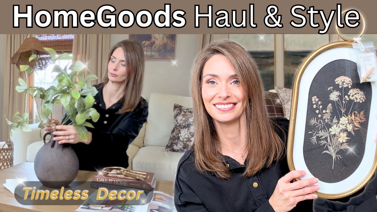 Покупки и стиль в HomeGoods вместе со мной | Неподвластные времени предметы повседневного декора