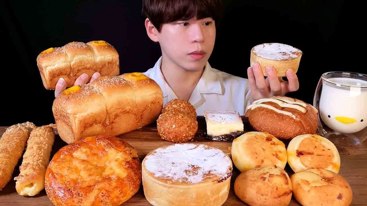 SUB)파리바게뜨 & 뚜레쥬르 치즈빵 먹방 ASMR 치즈치즈🧀🧀 CHEESE BREAD MUKBANG