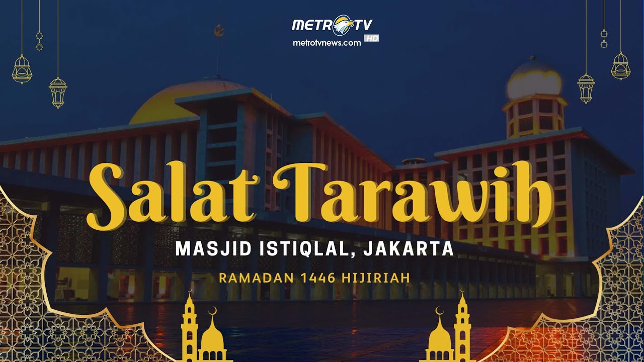 LIVE: SALAT TARAWIH KELIMA RAMADAN 1446 H DI MASJID ISTIQLAL (5/3/2025)