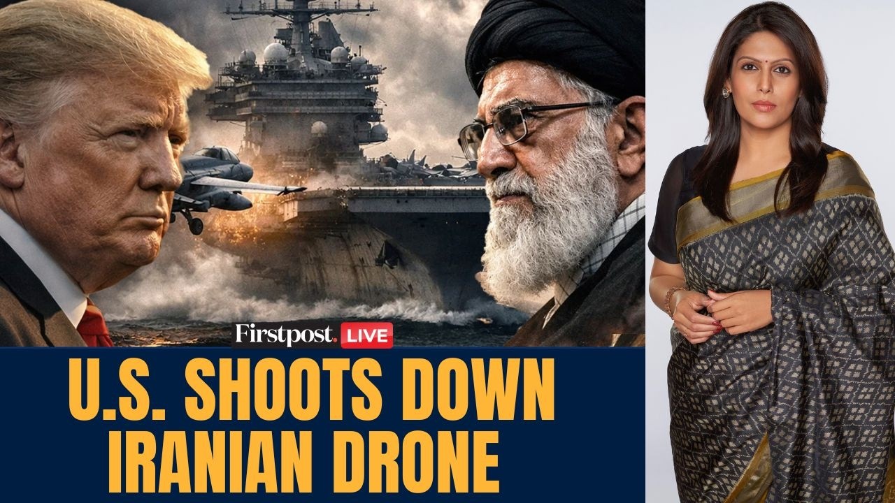 US vs Iran LIVE: US Military Shoots Down Iranian Drone Ahead of Nuclear Talks | US-Iran Tensions
