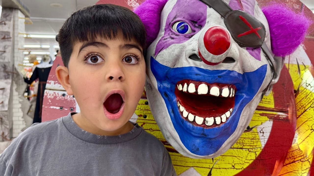 Boys React to Scary Halloween Decorations!