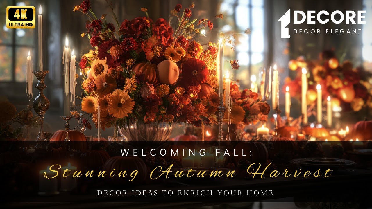 Welcoming Fall: Stunning Autumn Harvest Decor Ideas to Enrich Your Home