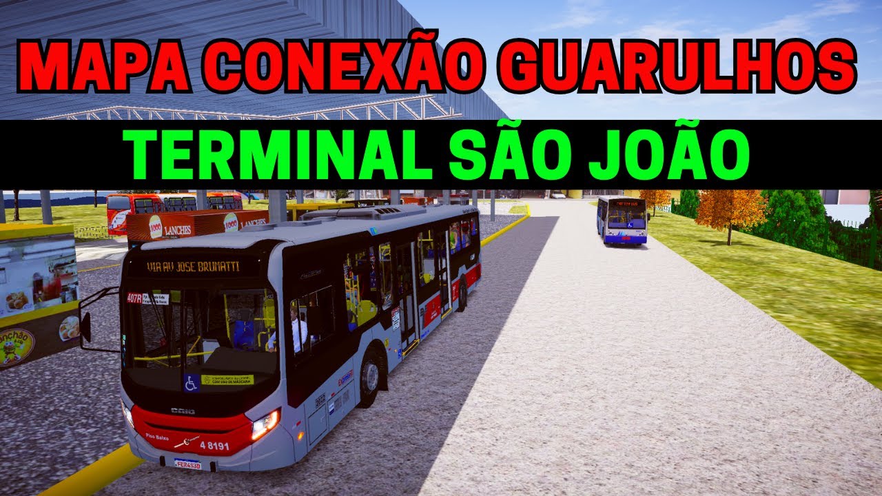 🔴Gameplay Mapa Conexão Guarulhos | Term São João com Volvo Millenium V B290 | Proton Bus Simulator