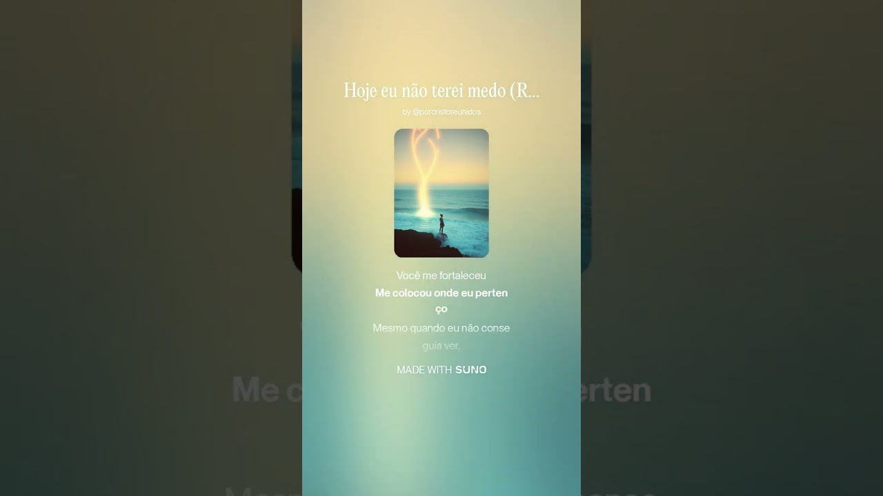 Hoje eu não terei medo Remix do Oceano