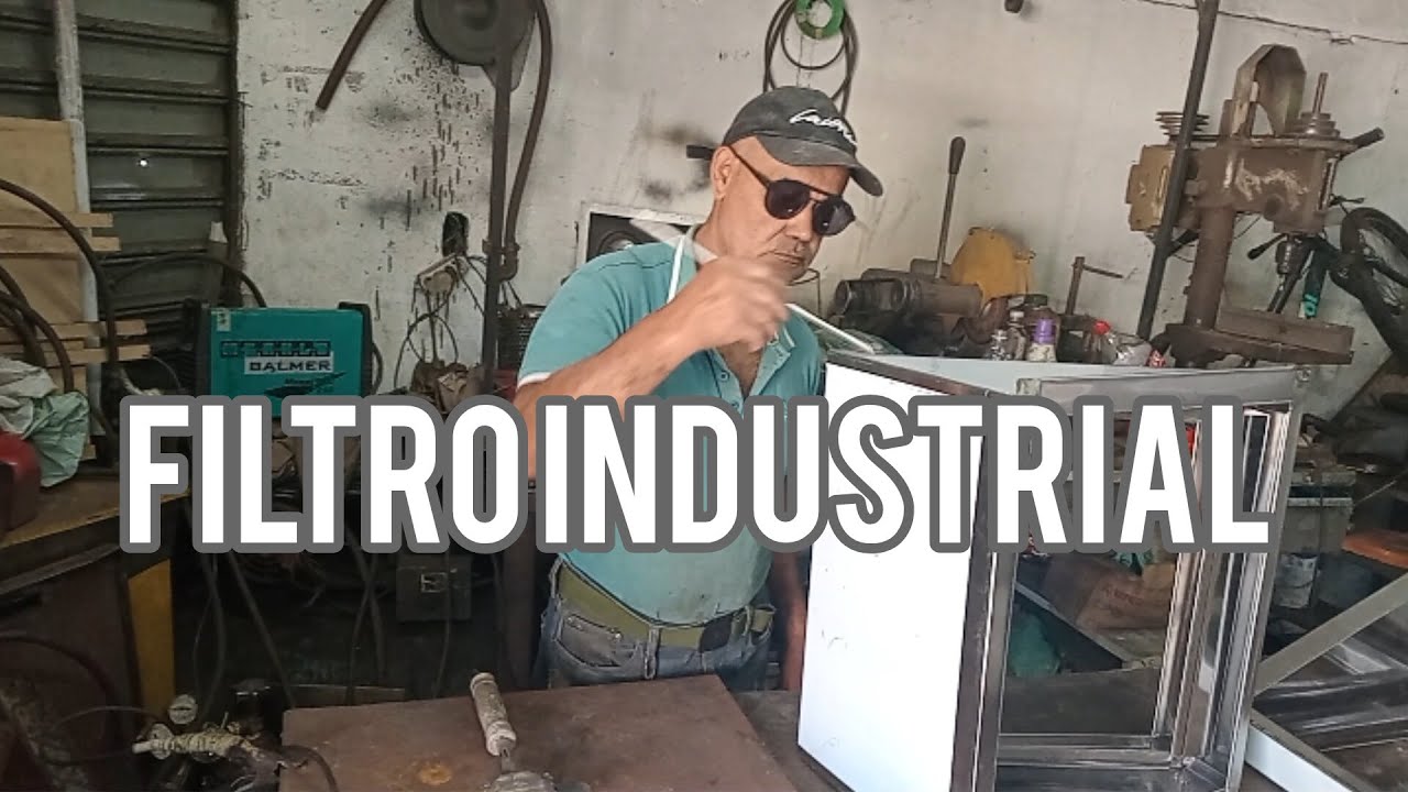 Filtro de coifa industrial,parte1,fazendo suporte,canal do zezinho