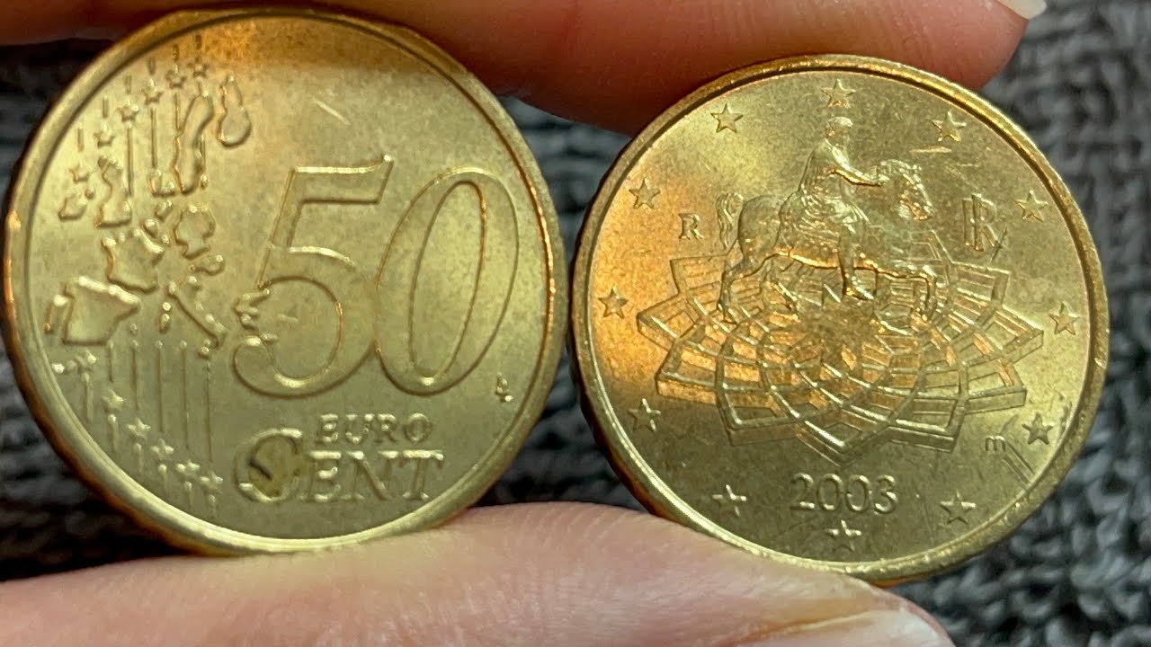 2003 Italy 50 Euro Cent Coin &bull;&nbsp;Values, Information, Mintage, History, and More