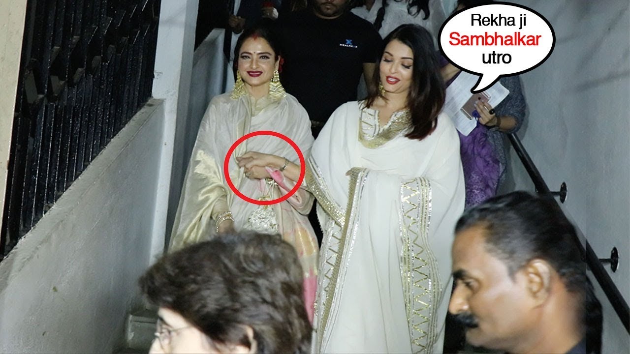 Aishwarya Rai Shows Unconditional LOVE & Respect For Rekha Ji At Mijwan Fashion Show
