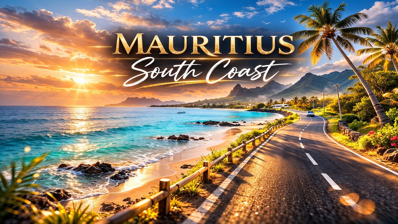 Mauritius South Coast Drive | Scenic Ocean Road Trip in 4K