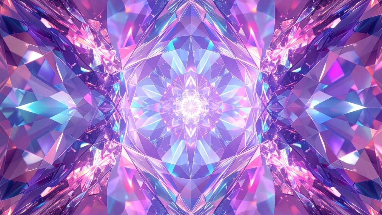 Purple Spiral Tunnel | Hypnotic Kaleidoscope Animation 4K