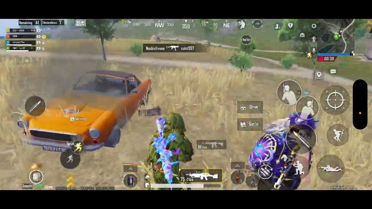 Teammate Challenged to Pan the Last Enemy 😂 Got Knocked Instead BGMI #viral #shorts #trending #bgmi