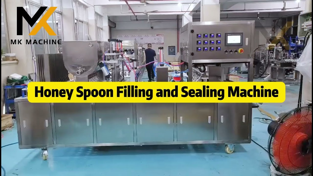 Машина для наполнения и запечатывания ложек для мёда Honey Spoon Filling and Sealing Machine