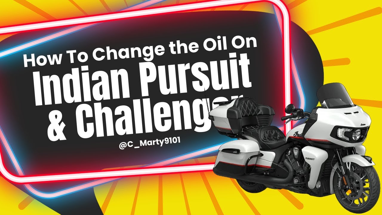 Step by Step How to Change the Oil on an Indian Challenger or Pursuit