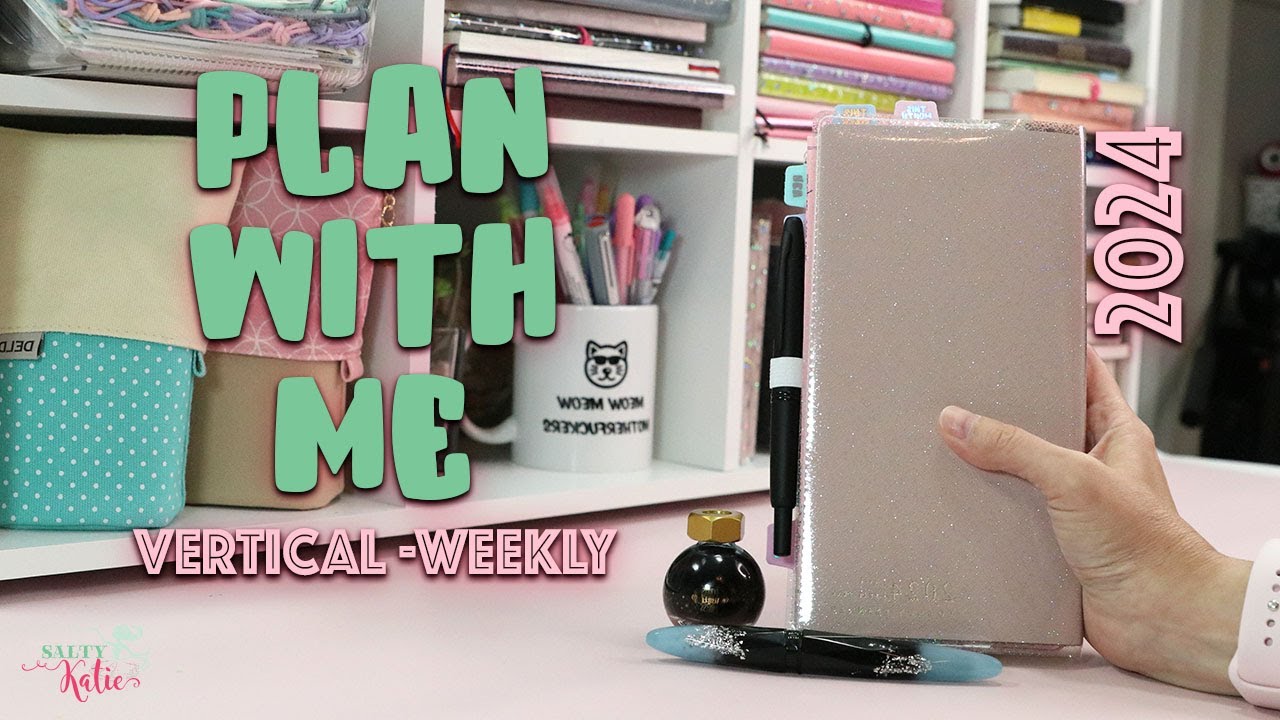 PLAN WITH ME | VERTICAL WEEKLY PLAN WITH ME | WEEKLY PLANNING | SALTYKATIE