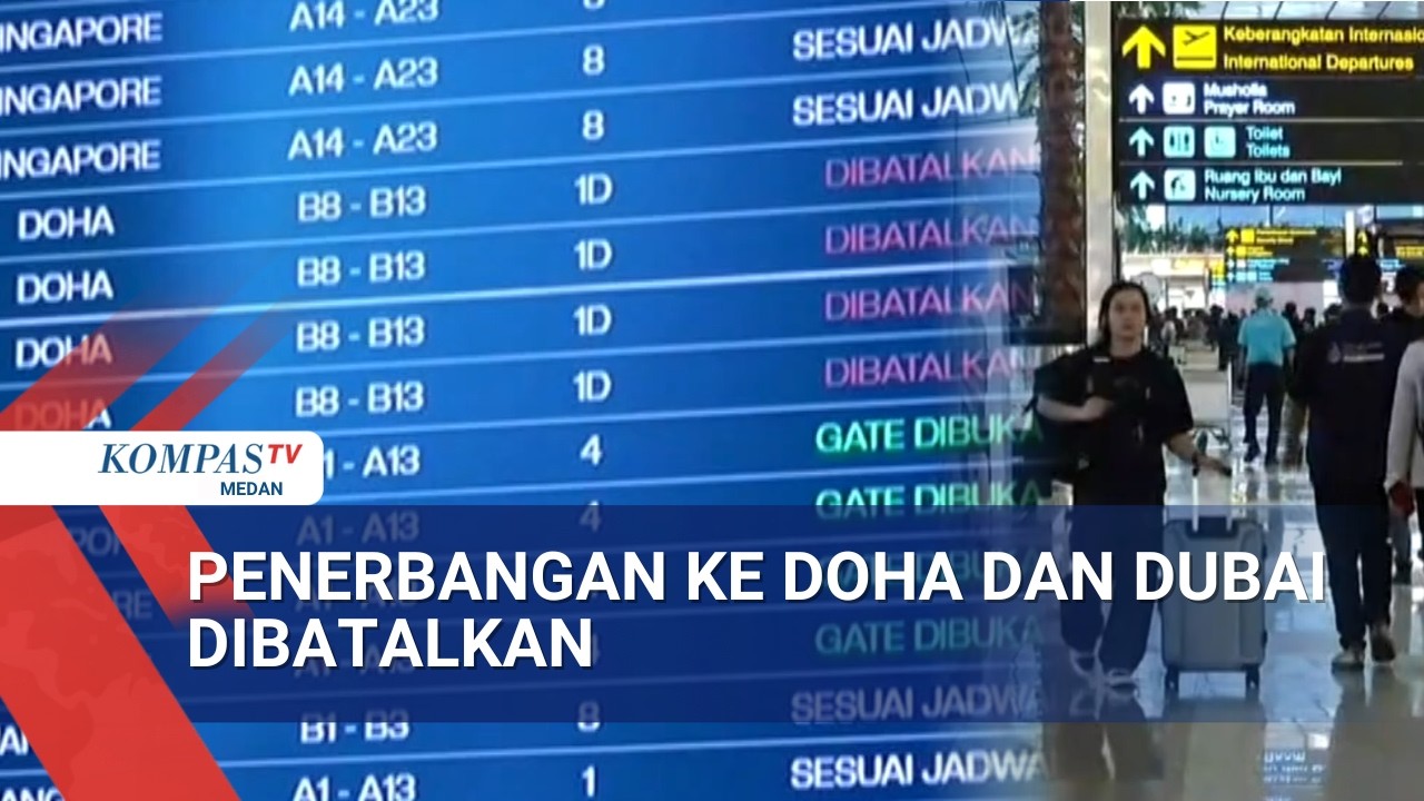 Penerbangan dari Soetta ke Doha, Dubai dan Abu Dhabi Dibatalkan usai Tensi di Timur Tengah Memuncak