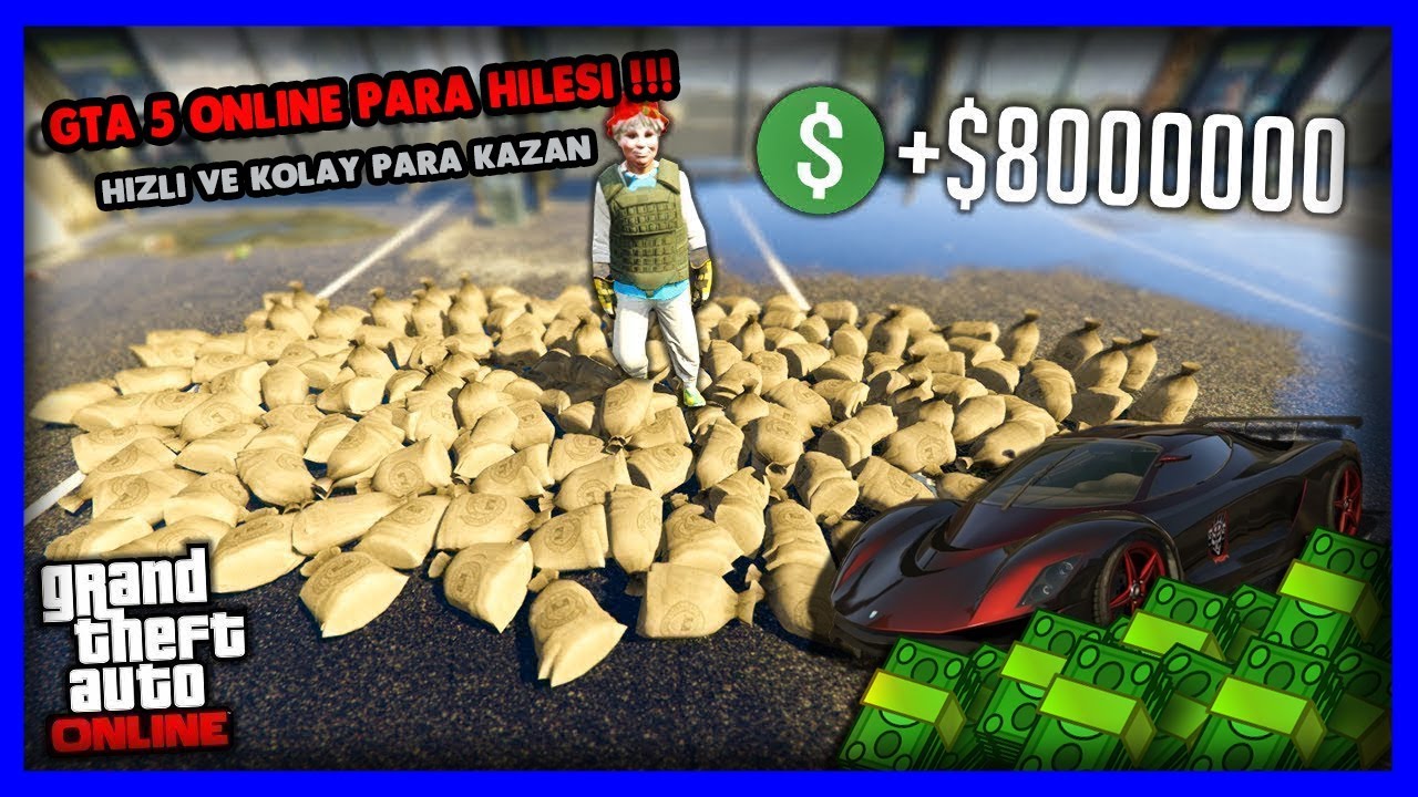 GTA 5 ONLİNE PARA HİLESİ - SAATTE 3.000.000$$ (HIZLI VE KOLAY) [PATCHED]