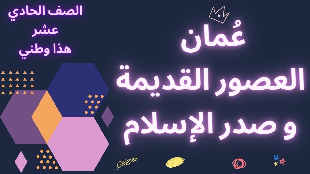 شرح درس عُمان العصور القديمة و صدر الإسلام الجزء 1
