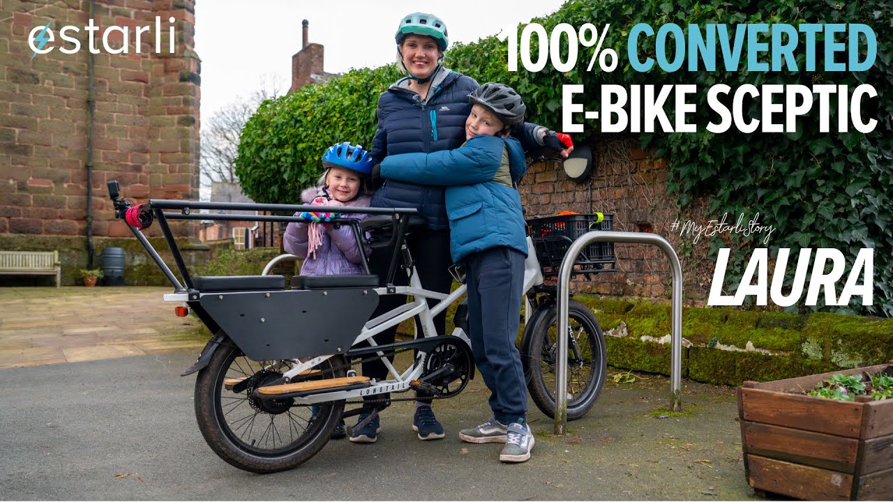 Estarli e-cargo converts e-bike sceptic (Warrington mum on two wheels)