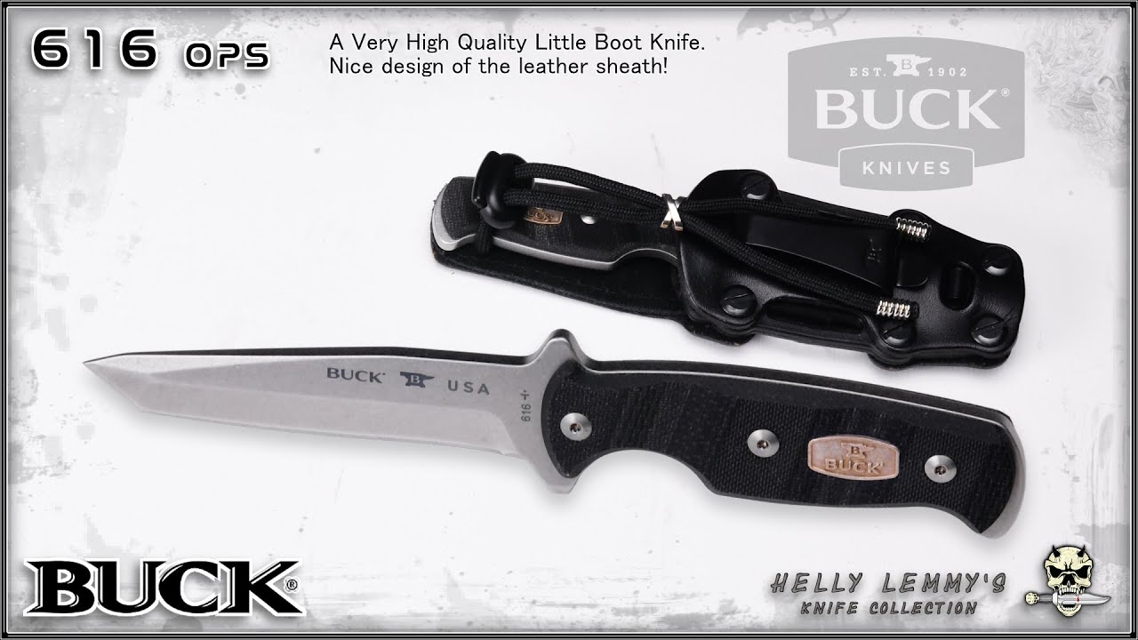 Buck 616 Ops Boot Knife