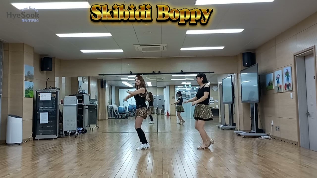 Skibidi Boppy Line Dance Choreo: Aris Ps (INA) December 2025 (초급반 수업용)