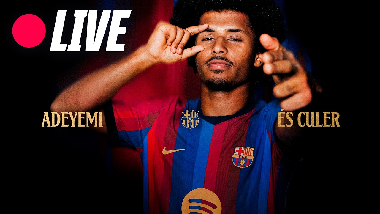 ADEYEMI OFFICIAL PRESENTATION AS A NEW PLAYER OF FC BARCELONA📝🔵🔴