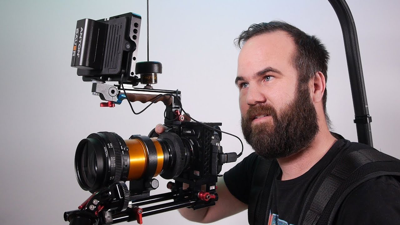 Panasonic GH5 Anamorphic Handheld Setup with Follow Focus and 15mm Rods