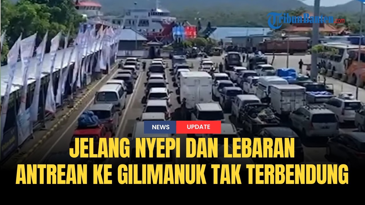 🔴 Arus Mudik Padat, Antrean ke Gilimanuk Tak Terbendung
